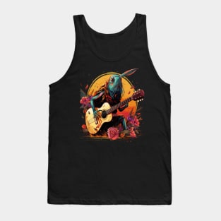 Cockroach Playing Guitar Tank Top